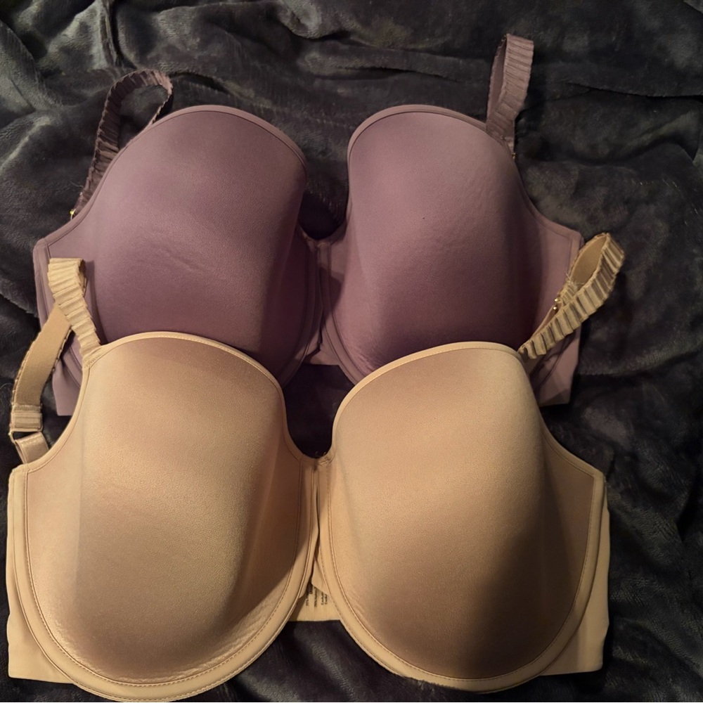 ThirdLove T-Shirt Bras in Purple and Nude